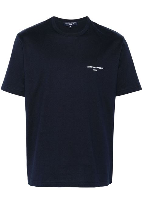 T-shirt con stampa in blu Comme des garcons homme - Unisex COMME DES GARCONS HOMME | HNT1012